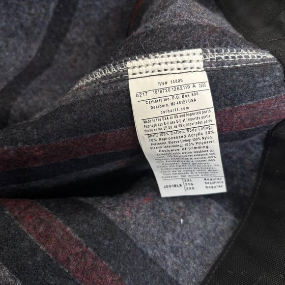 Carhartt Detroit Jacket Union Made In USA - Picture 6 of 6